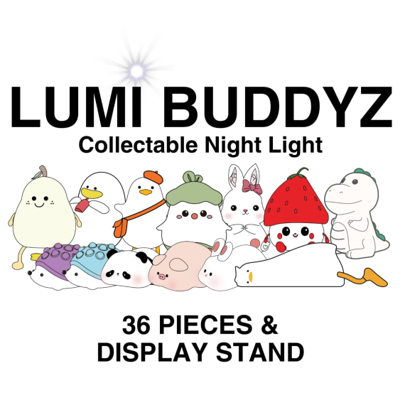 Lumi Buddyz Set With Display - 36pcs