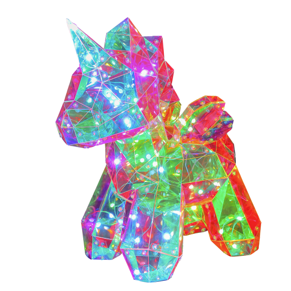 Mini Moonbeam The Unicorn Interactive LED WH Light