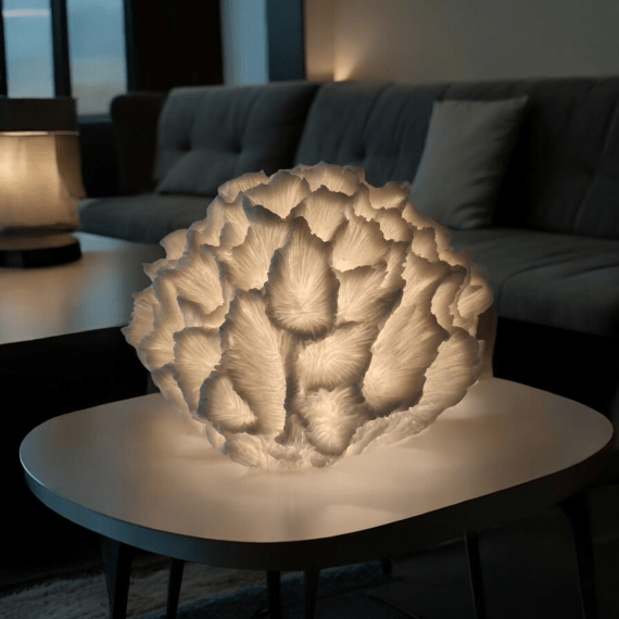 Fossil Coral Lamp