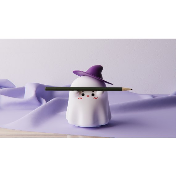 Lila-Boo The Ghost - Lumi Buddy Nightlight