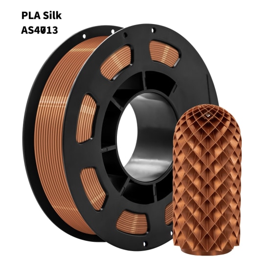 Bronze 3D Printed Silk Filament