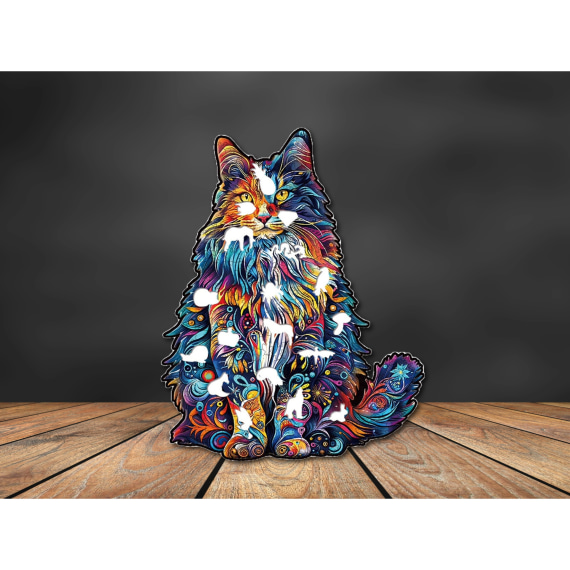 Siberian Cat Wooden Puzzle - 300pcs