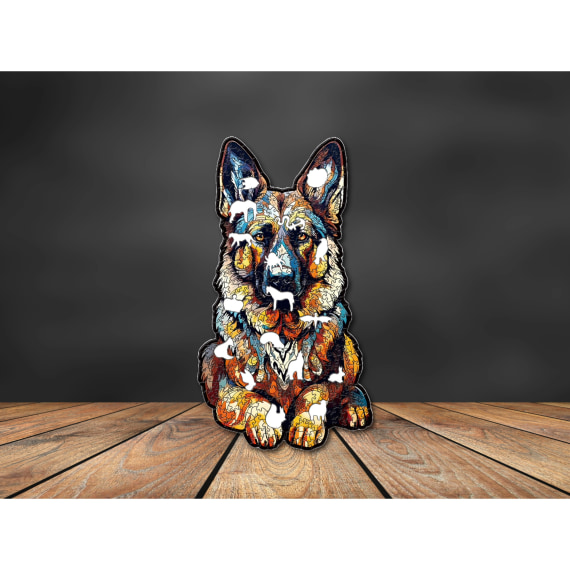German Shepherd Wooden Puzzle - 300pcs