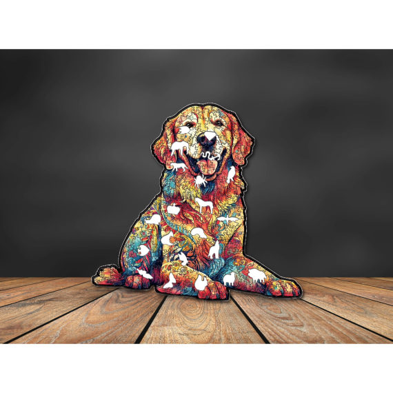 Golden Retriever Wooden Puzzle - 300pcs