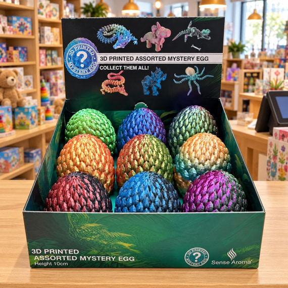 3D Printed Assorted 9pcs Mystery Egg