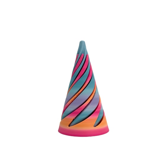 3D Printed Assorted 20pcs Fidget Cone