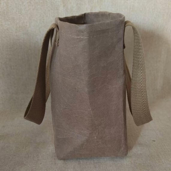 Brown Pipe Cleaner Flower Bag with Handles