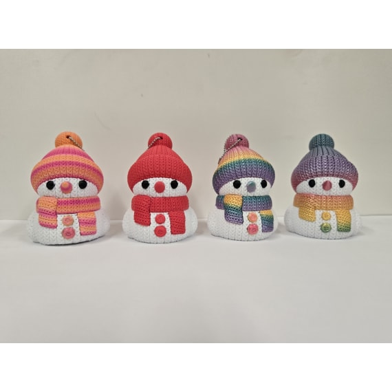 3D Printed Assorted 24pcs Christmas Ornaments