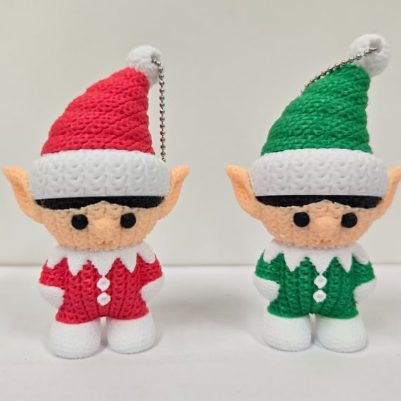 3D Printed Assorted 24pcs Christmas Ornaments