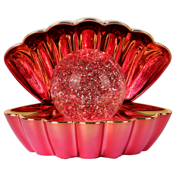Volcanic Metallic - Colour LED Clam wt Glitter Pea