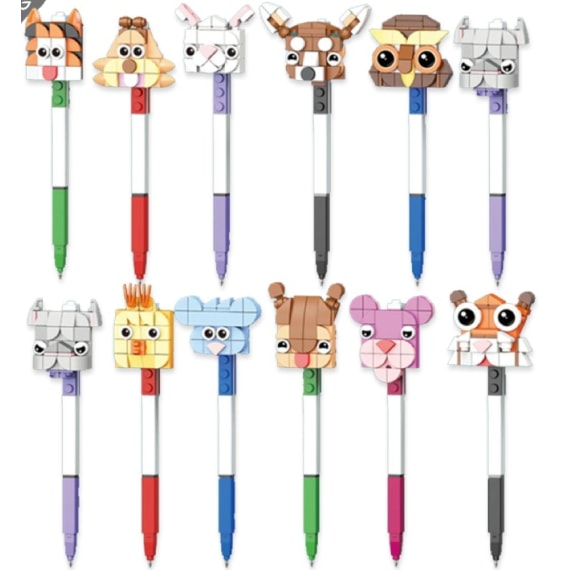 Puzzle Gel Pen Assorted CDU - 12pcs