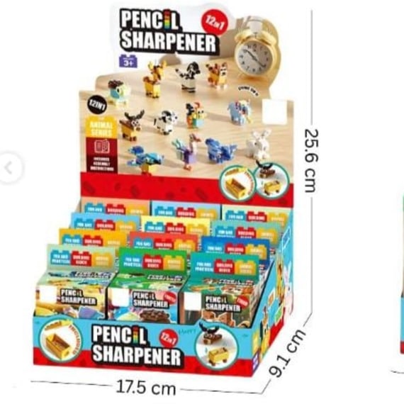 Puzzle Sharpener Assorted CDU - 12pcs