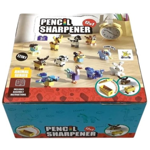 Puzzle Sharpener Assorted CDU - 12pcs