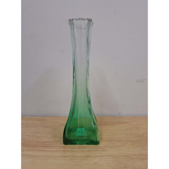 21cm Green Glass Vase, 60/Box