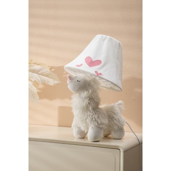 Blush the Lama Fabric LED Lamp 50cm