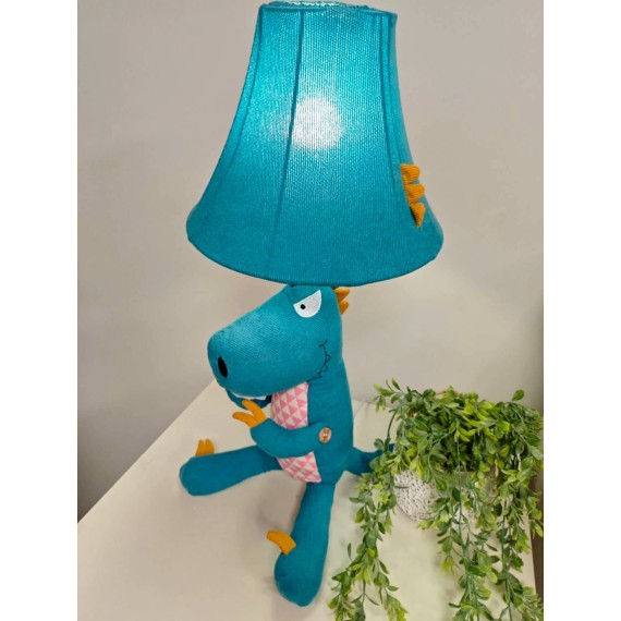 Blu the Dino Fabric LED Lamp 60cm