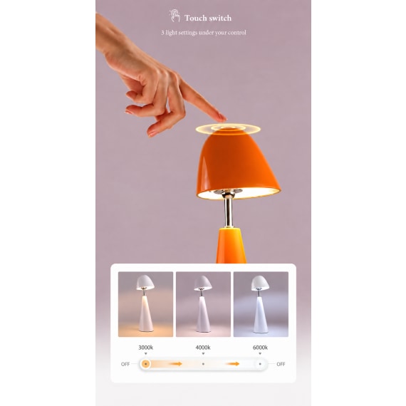Hepburn Lamp 37cm - Light Grey