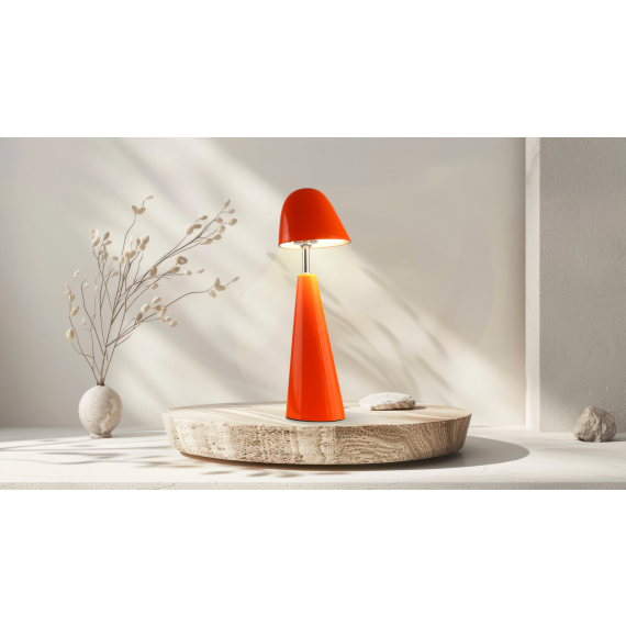 Hepburn Lamp 37cm- Orange