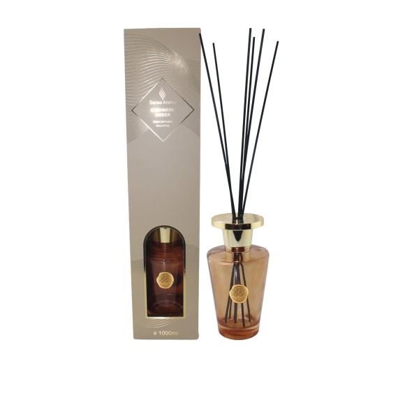 Cashmere Amber 1000 ML Luxury Reed Diffuser