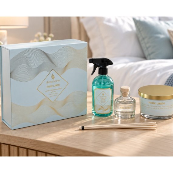 Pure Linen Box Luxury Gift Set
