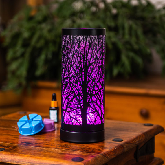 Purple - Black Aroma Lamp