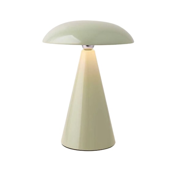 Mushroom Lamp 26cm - Light Green