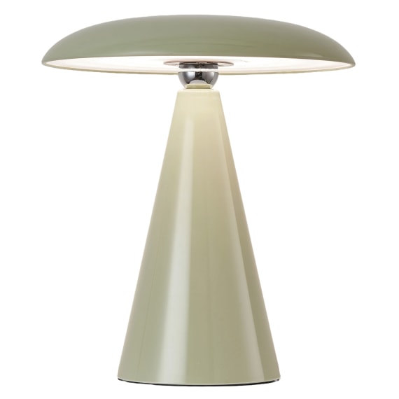 Mushroom Lamp 26cm - Light Green