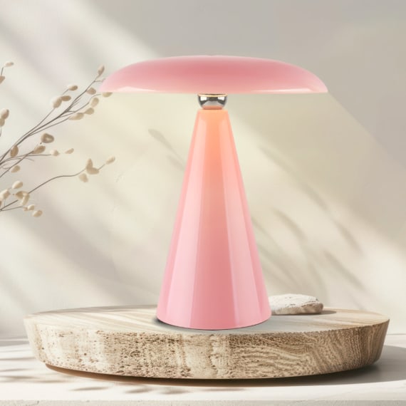 Mushroom Lamp 26cm - Pink