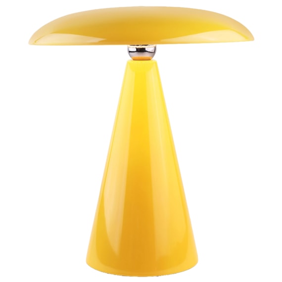 Mushroom Lamp 26cm - Yellow