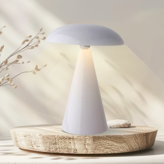 Mushroom Lamp 21cm - White