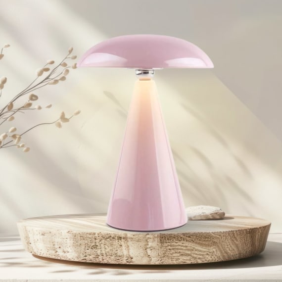 Mushroom Lamp 21cm - Purple