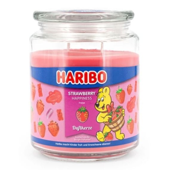 Duftkerze Haribo Strawberry Happiness - 510g