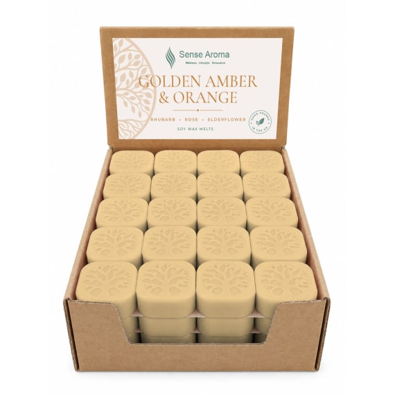 Golden Amber & Orange Wax Melt 14g, 80pcs per CDU