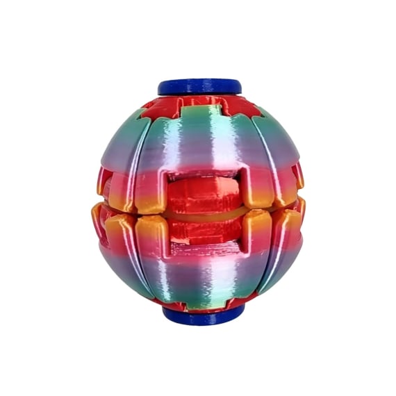 3D Assorted Light Up 24 Fidget Spinner Ball CDU