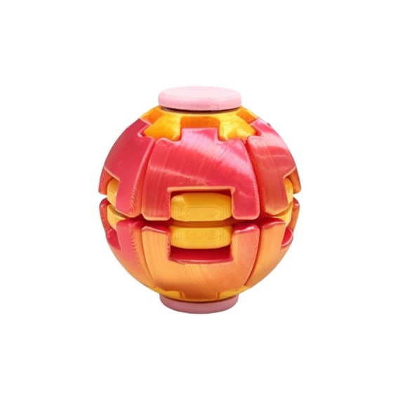 3D Assorted Light Up 24 Fidget Spinner Ball CDU