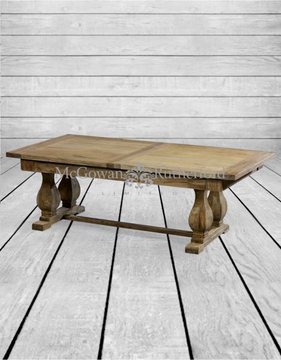 Reclaimed Elm Extending Dining Table
