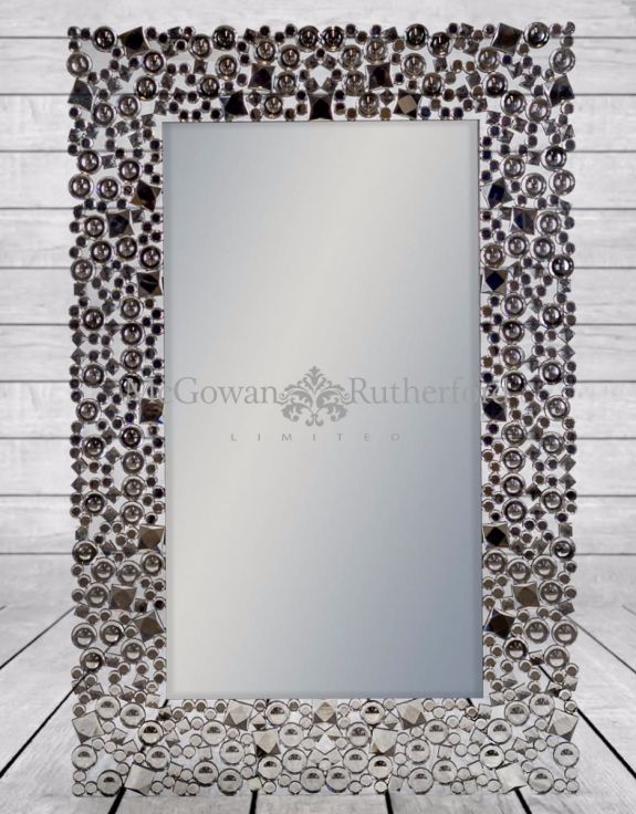 Rectangular Glitz Venetian Wall Mirror