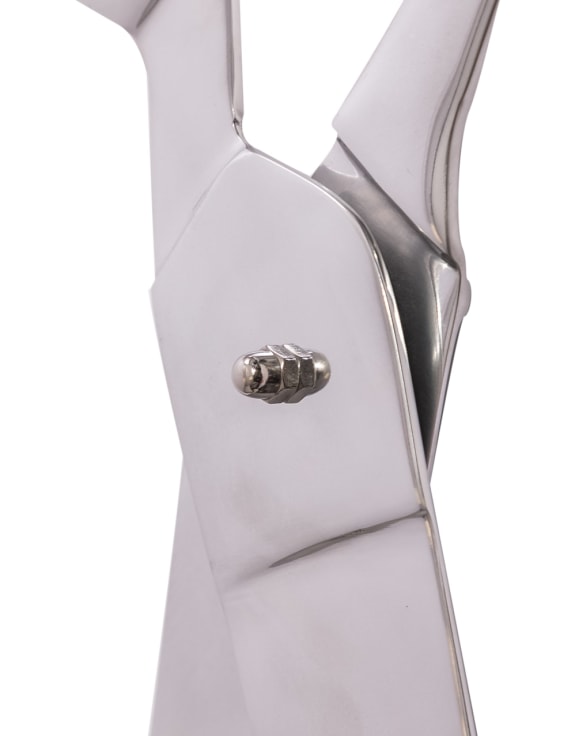 Large Polished Aluminium Scissors Wall Decor