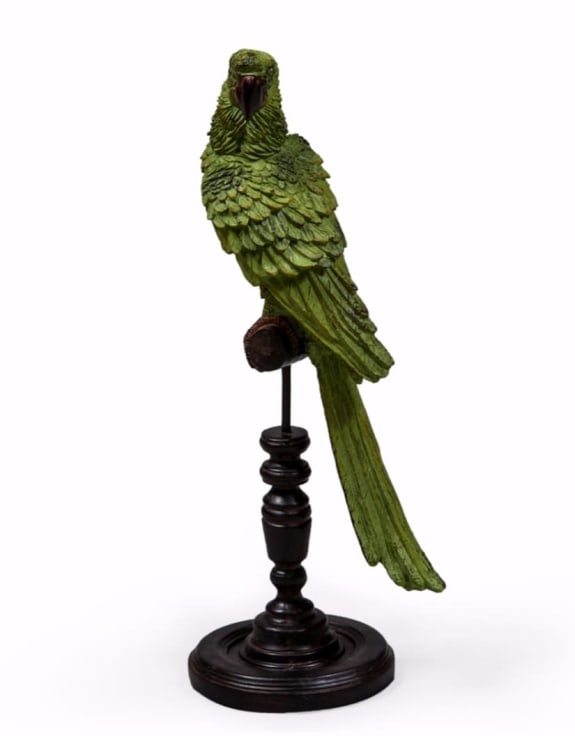 Parrot on Perch Figure