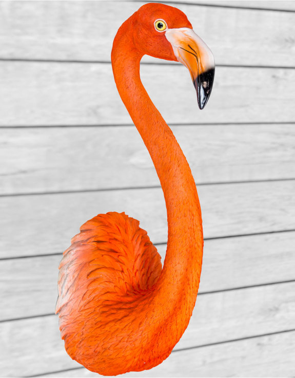 Large Flamingo Wall Head