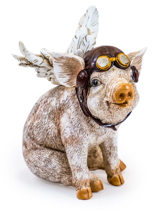 Sitting Piglet Pilot Figure