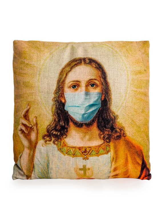 Jesus Face Mask Cushion