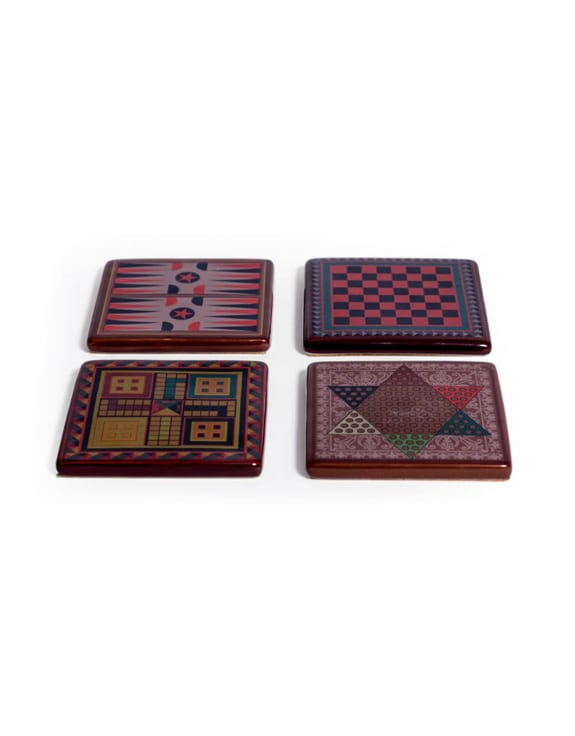 S/4 Classic Board Game Coasters