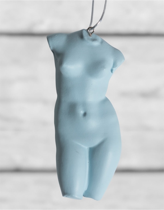 Blue Female Torso Hanging Decoration (PROMO)