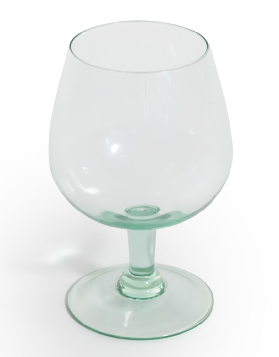 Set of 6 Recycled Glass Gin Goblets