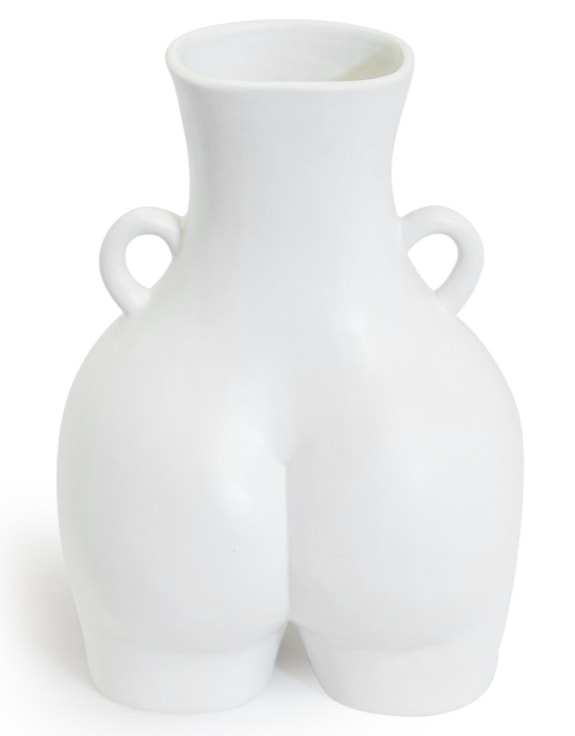 Matt White Large "Love Handles" Booty Vase