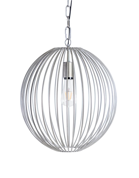 Steel Large Wire Sphere Ceiling Pendant