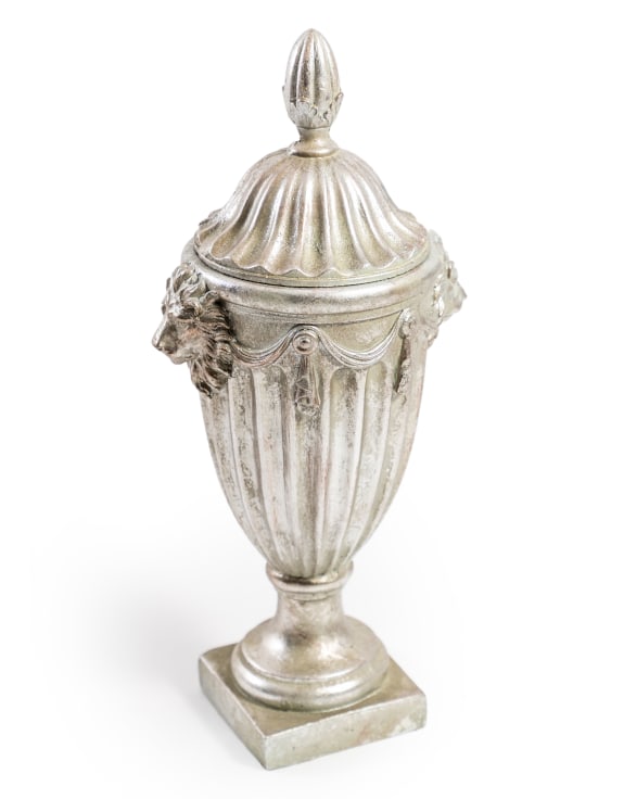 Silver Finial Jar