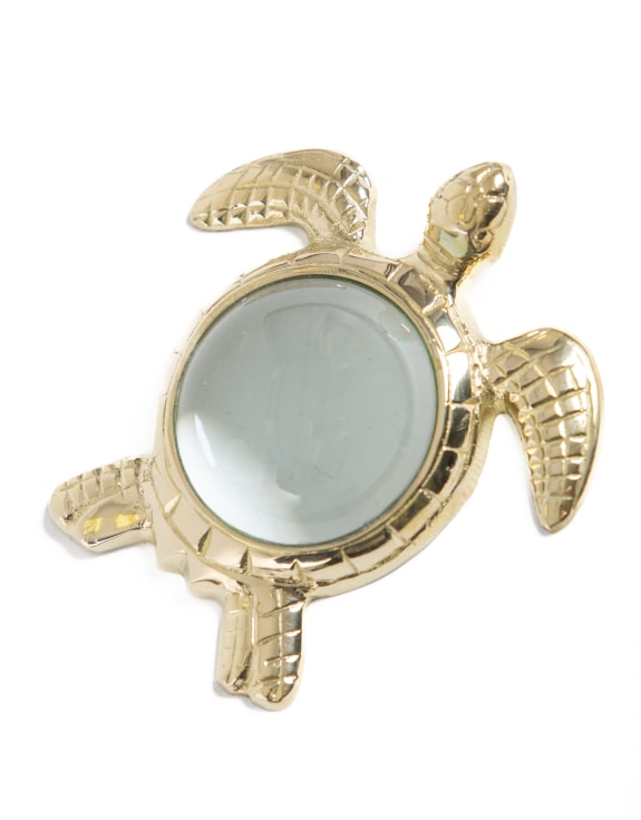 Brass Turtle Magnifiying Glass