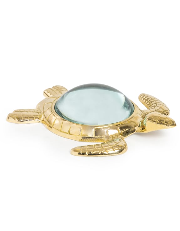 Large Brass Turtle Magnifiying Glass